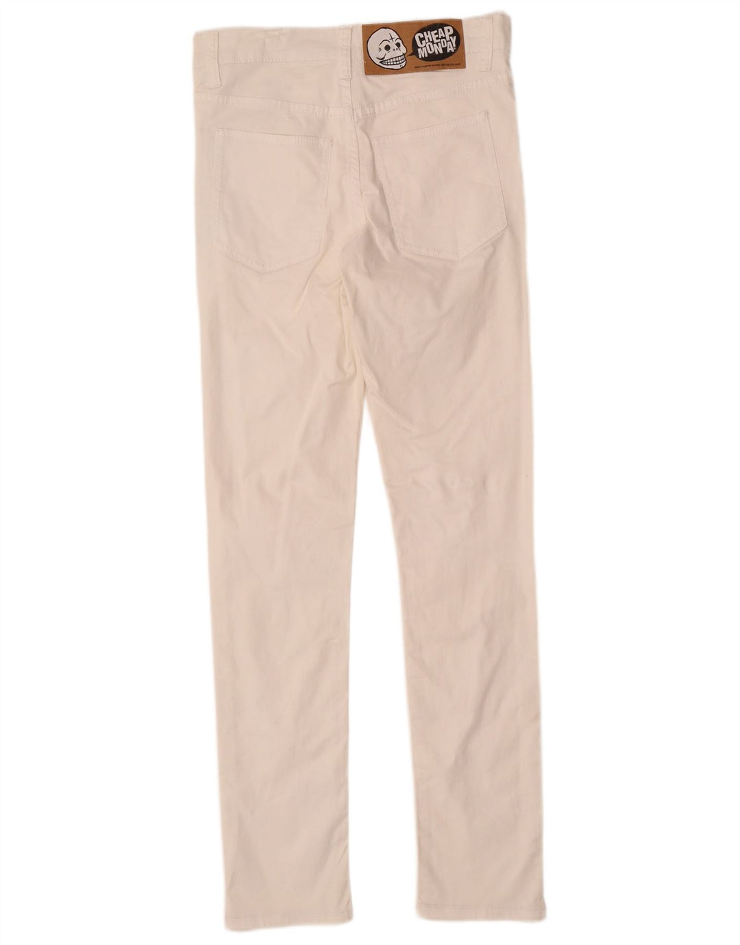 Jeans skinny feminino barato segunda-feira W29 L31 branco