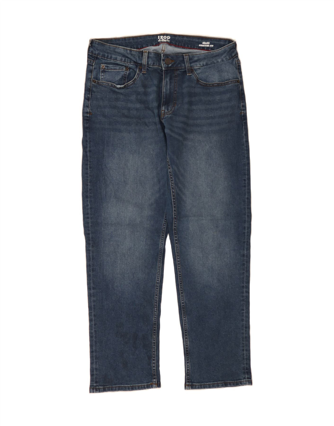 IZOD Mens Salt Water Straight Jeans W32 L30 Blue Cotton Vintage Izod and Second-Hand Izod from Messina Hembry 