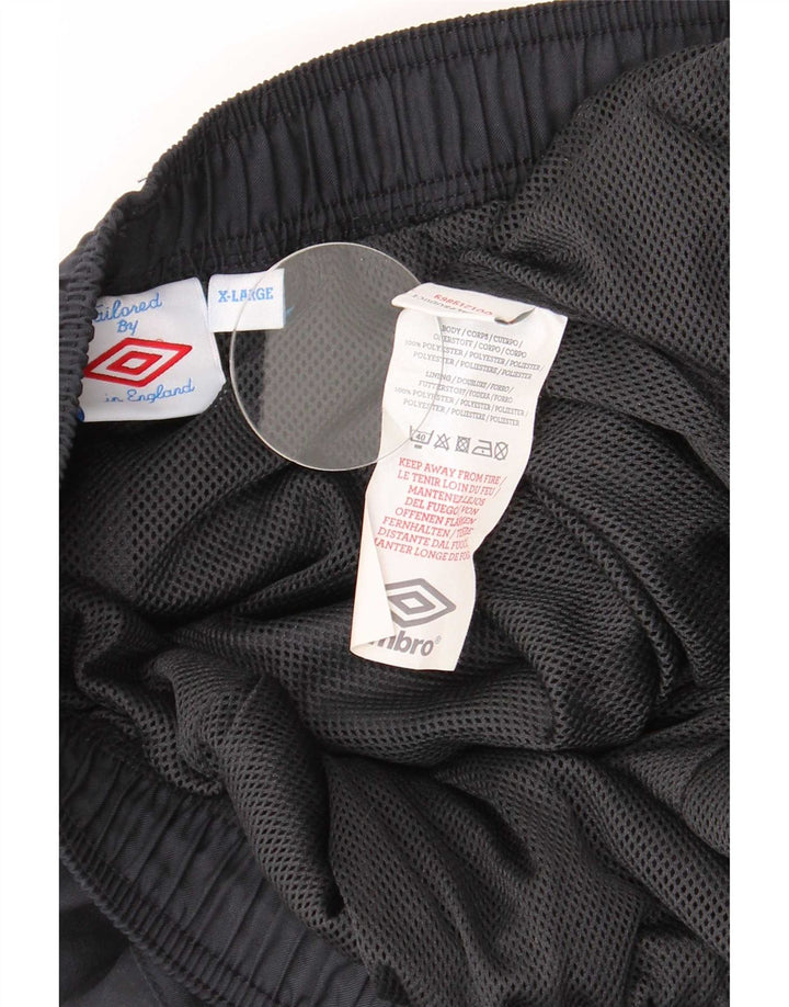 Calça de treino masculina Umbro XL preto poliéster