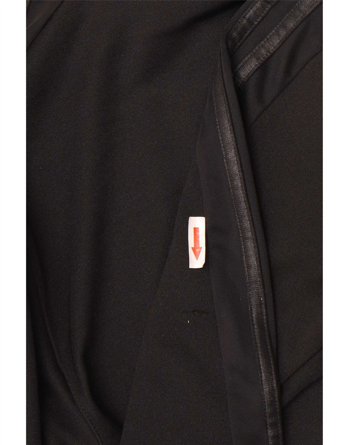 Adidas Mens Graphic Hoodie Jumper XS Poliéster Preto