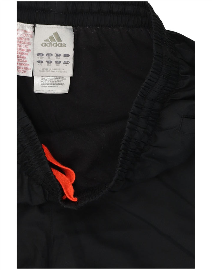 Calças de treino Adidas meninos 15-16 anos preto poliéster