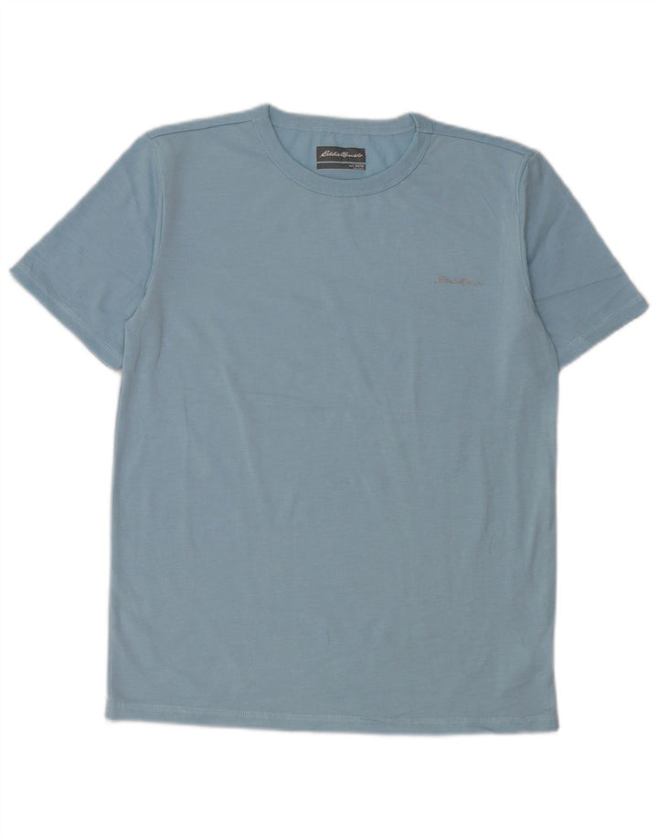 EDDIE BAUER Camiseta masculina 14-15 anos grande poliéster azul