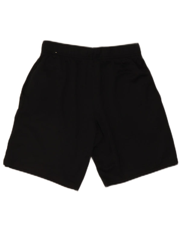 Shorts esportivos gráficos Nike Boys Dri Fit 12-13 anos grandes de poliéster preto