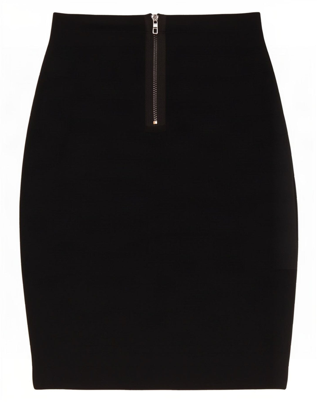 Guess Saia lápis feminina pequena W26 preto rayon