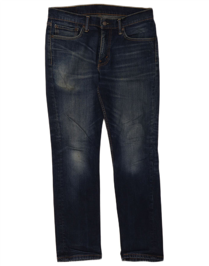 Calça jeans feminina Levi's 511 Slim W32 L30 azul marinho algodão