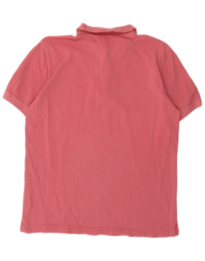 Camisa pólo masculina BENETTON grande rosa