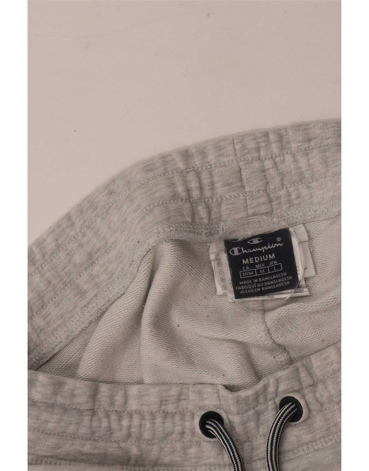 Calça de treino masculina Champion Joggers cinza médio algodão manchado
