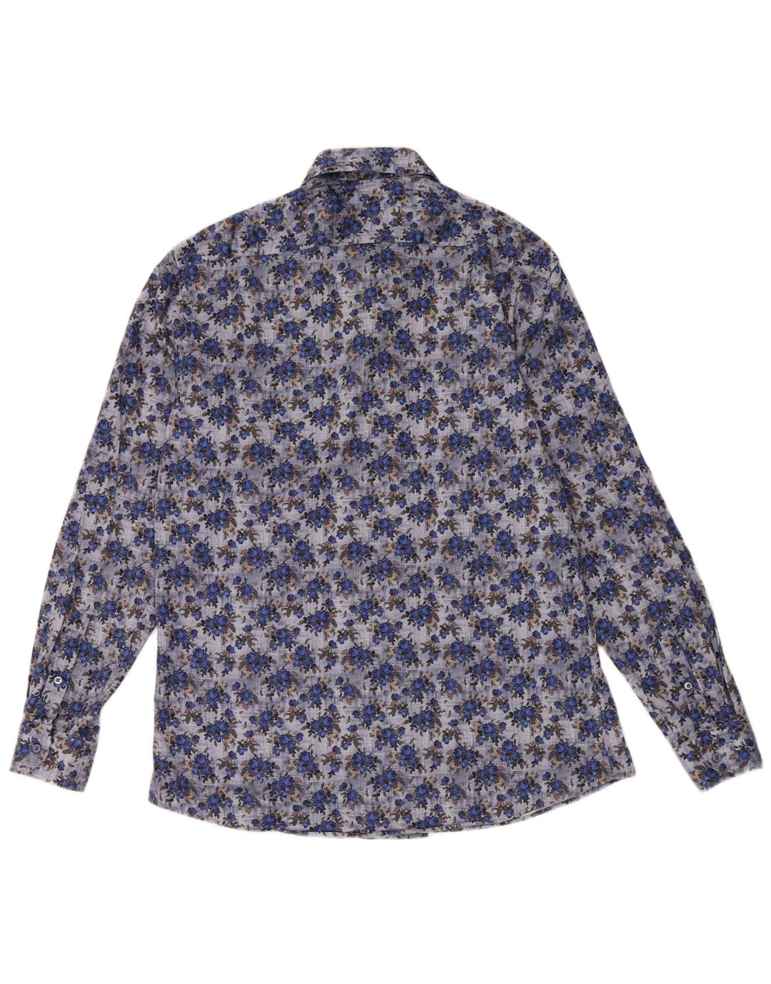 Camisa masculina VINTAGE XL azul floral