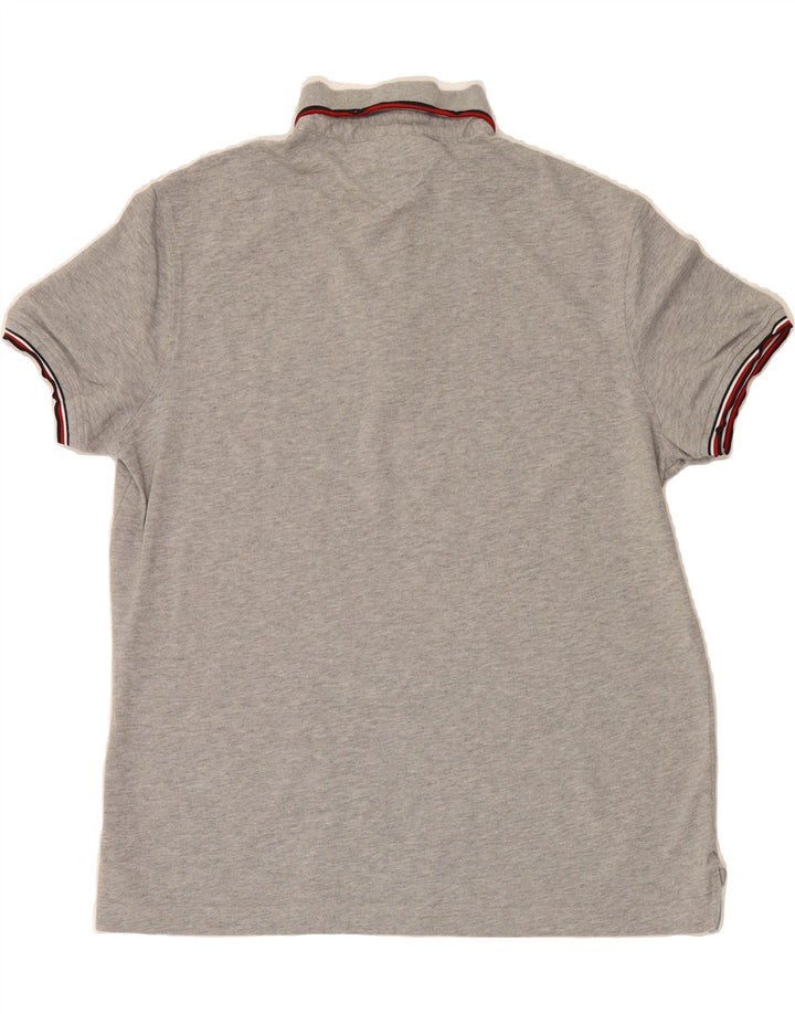 TOMMY HILFIGER Mens Polo Shirt 2XL Grey Cotton Vintage Tommy Hilfiger and Second-Hand Tommy Hilfiger from Messina Hembry 
