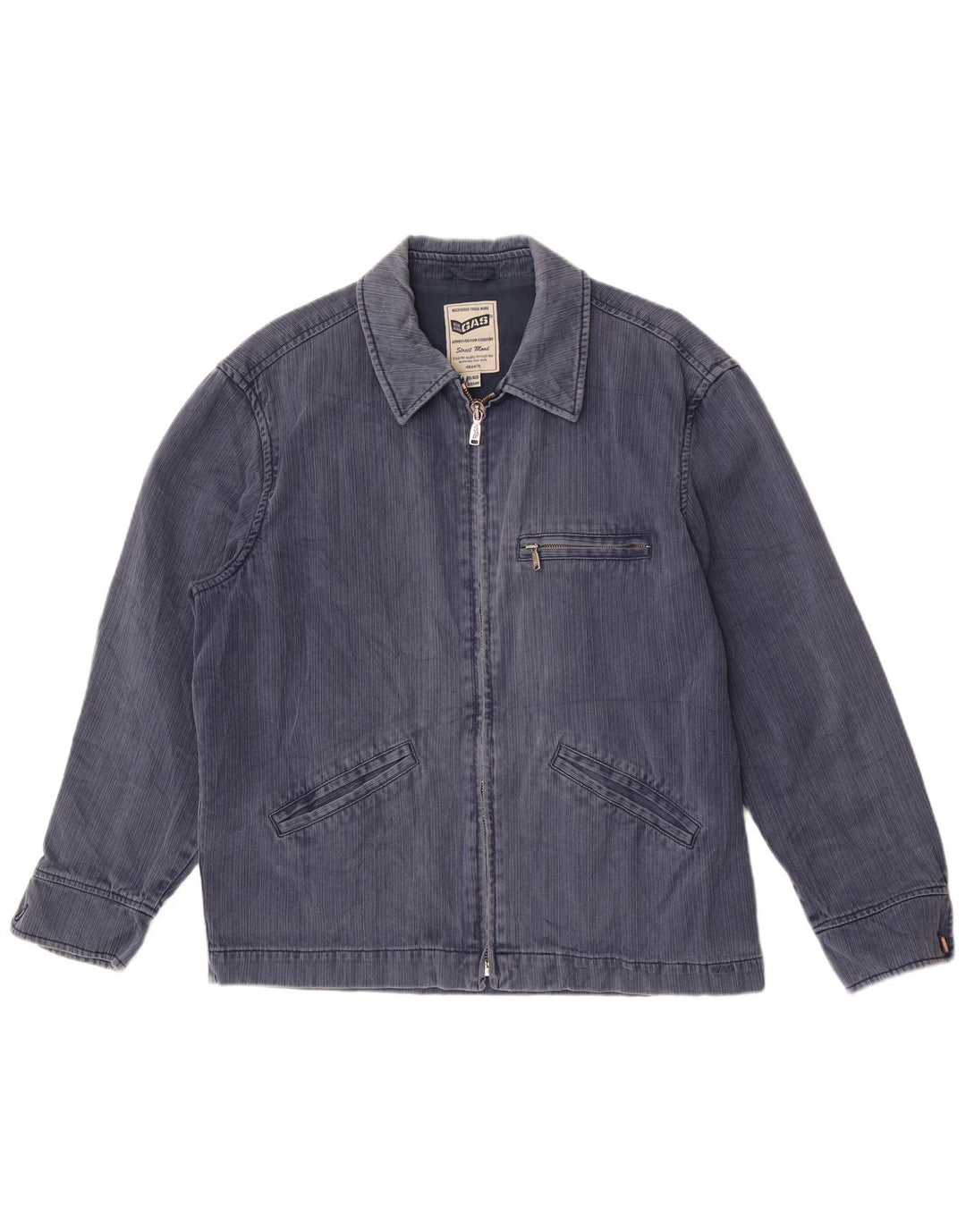 Jaqueta utilitária masculina Gas UK 38 azul médio