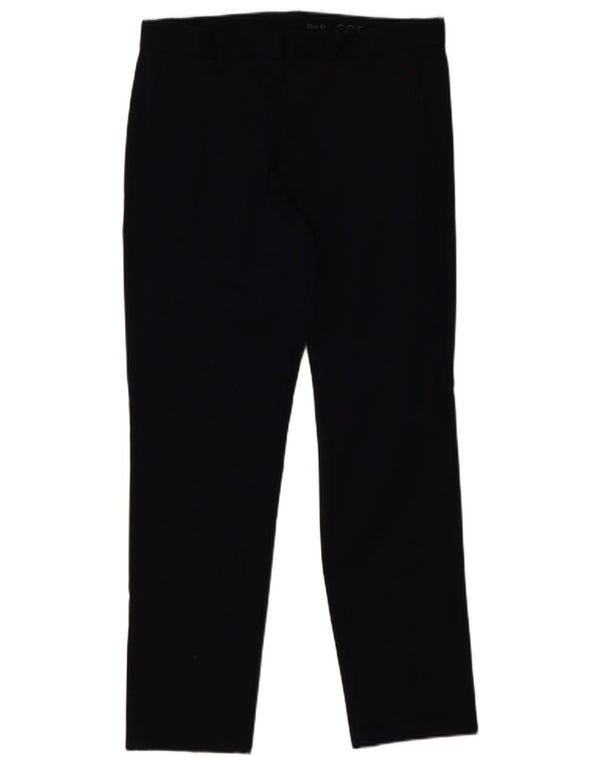 Calça Chino Feminina Cos Slim Fit IT 48 XL W32 L29 Algodão Azul Marinho