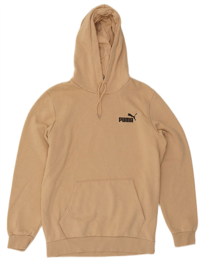 Puma Mens Hoodie Jumper Pequeno Bege