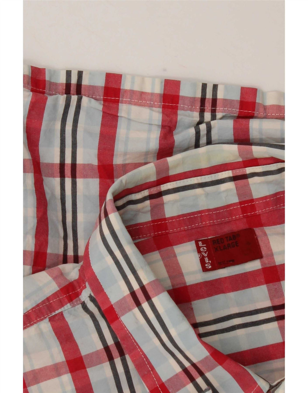 Camisa masculina de manga curta Levi's XL xadrez multicolorida