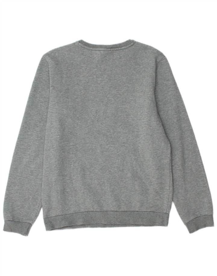 Puma Boys Graphic Sweatshirt Jumper 15-16 Anos Cinzento Salpicado
