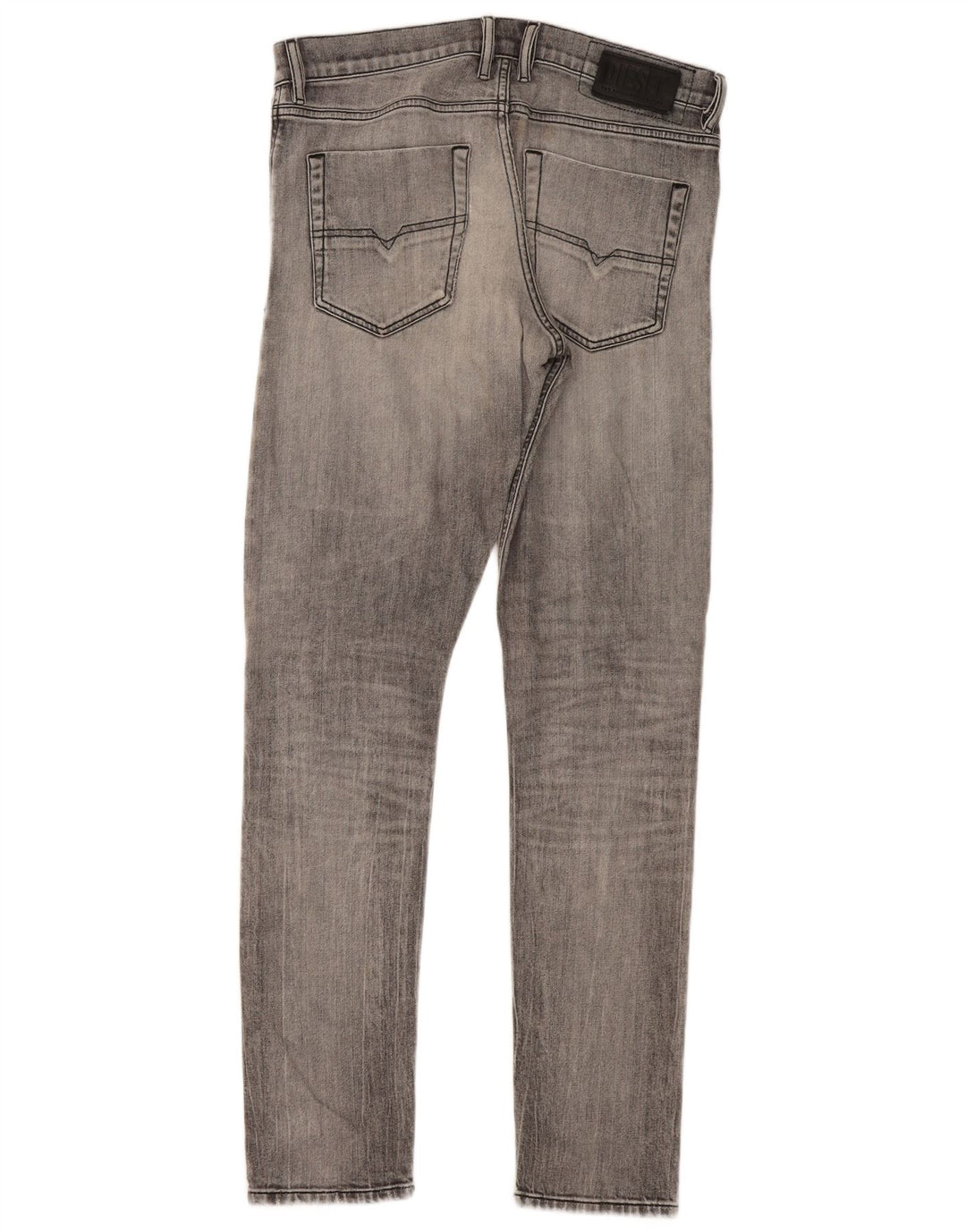 Jeans Slim Masculino Diesel W32 L32 Algodão Cinza