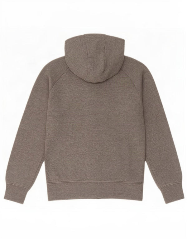 Suéter Nike Boys 3BRAND Graphic Zip com capuz 10-11 anos cinza médio manchado