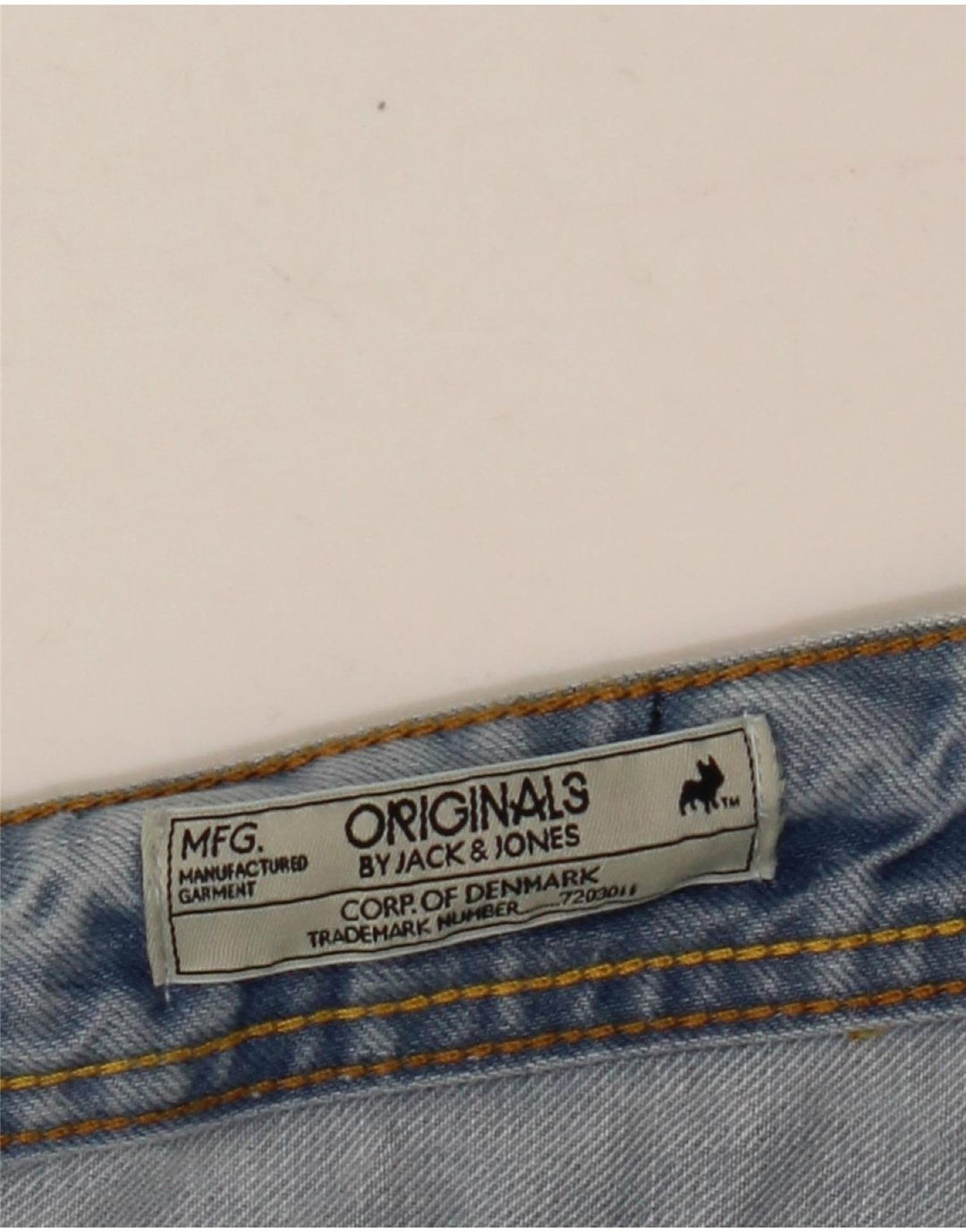 Jack & Jones Masculino Tim Distressed Slim Jeans W34 L31 Azul