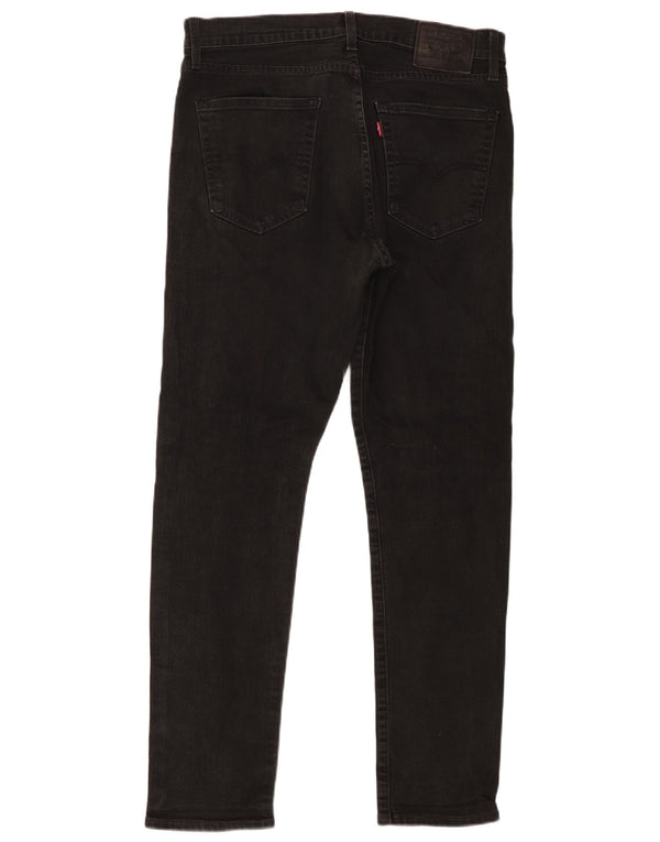 Calça jeans masculina Levi's 512 Slim Tapered W34 L32 algodão preto