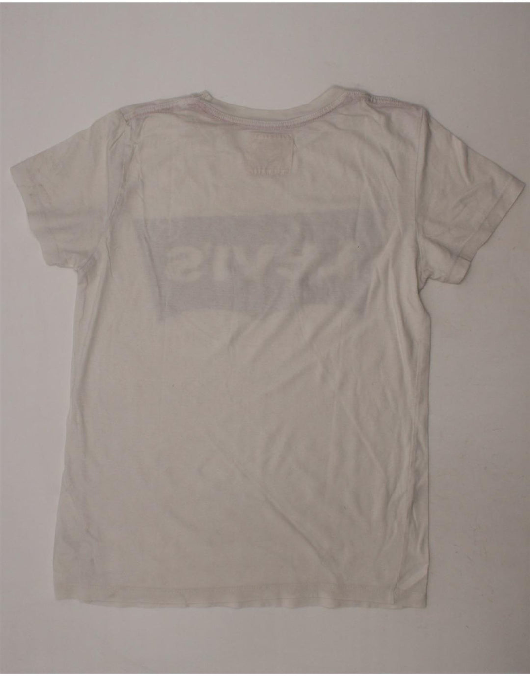 LEVI'S Boys Graphic T-Shirt Top 13-14 Years White Cotton Vintage Levi's and Second-Hand Levi's from Messina Hembry 