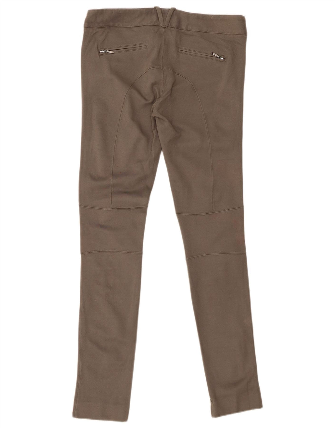 Calça feminina casual skinny MASSIMO DUTTI UE 36 XS W26 L29 cáqui modal