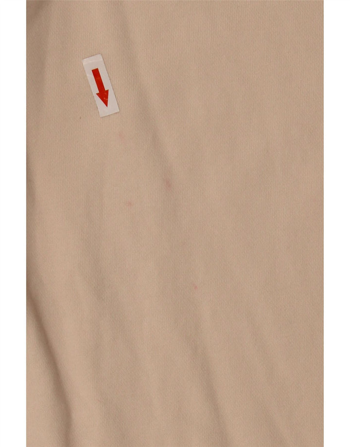 Moletom feminino Nike Jumper UK 14 médio bege algodão