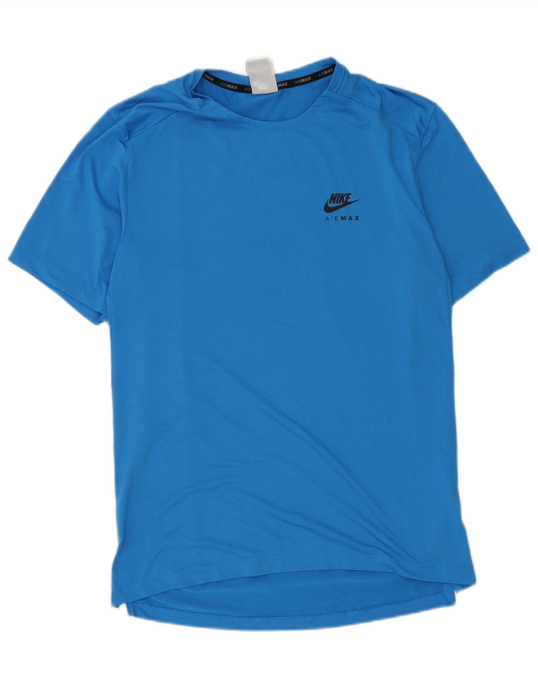 Camiseta Nike masculina gráfica top pequeno azul poliéster