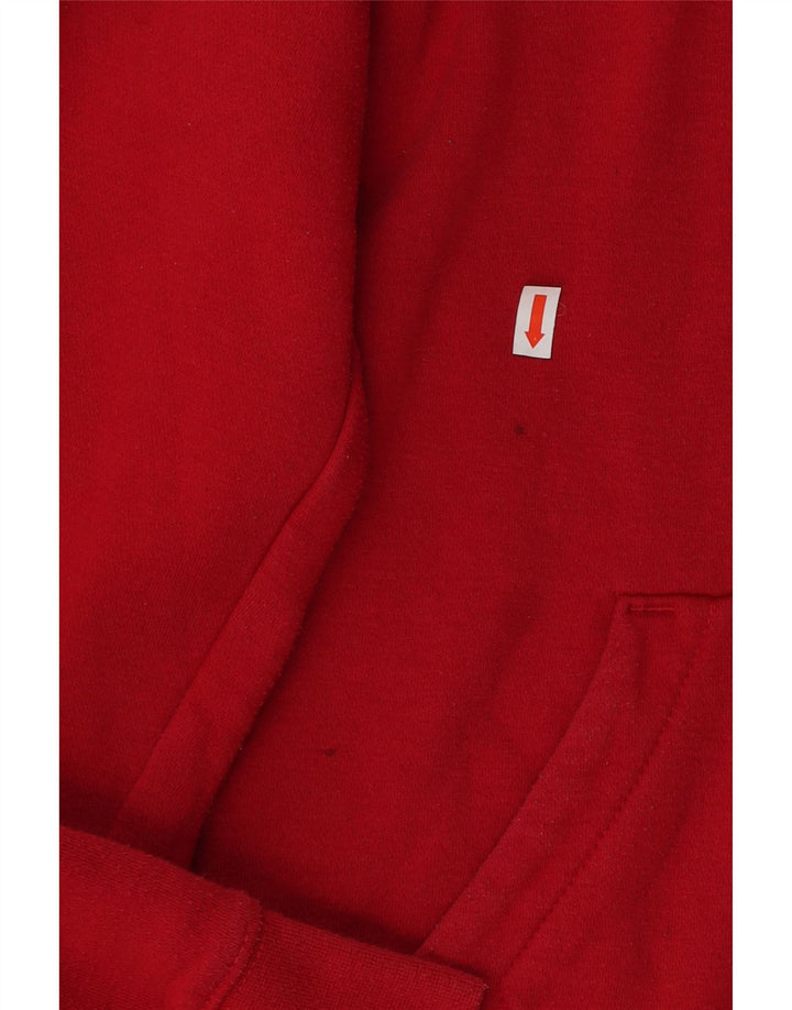 JORDAN Meninos moletom com capuz 12-13 anos grande algodão vermelho