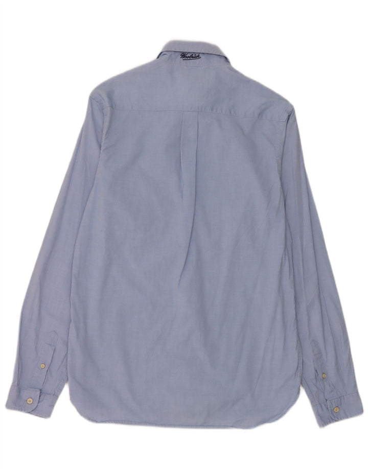 Camisa masculina Woolrich grande azul