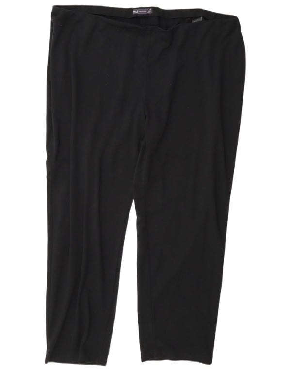 Leggings femininos Marks & Spencer UK 24 4XL W44 L28 preto viscose