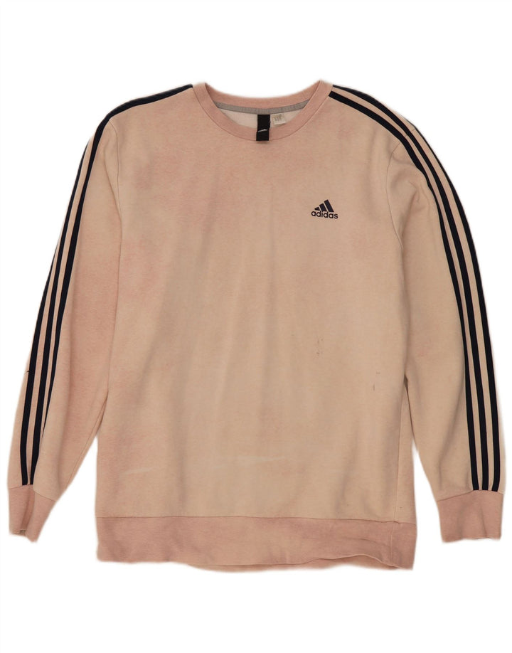 Adidas Mens Graphic Regular Fit Suéter Grande Rosa