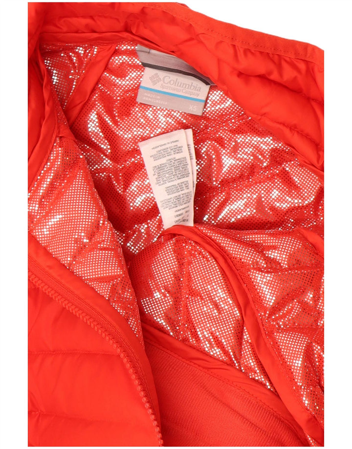 Jaqueta acolchoada feminina Columbia UK 6 XS poliéster vermelho