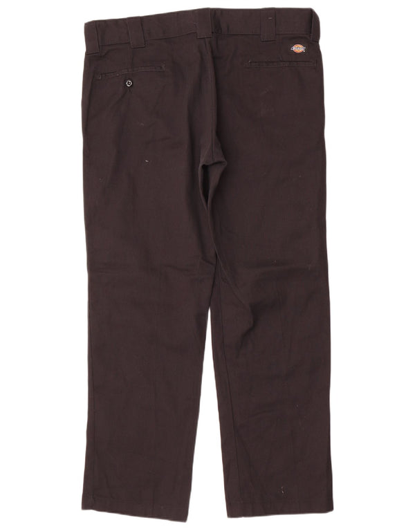 Calças Chino Masculinas Dickies Slim Straight W36 L30 Poliéster Preto