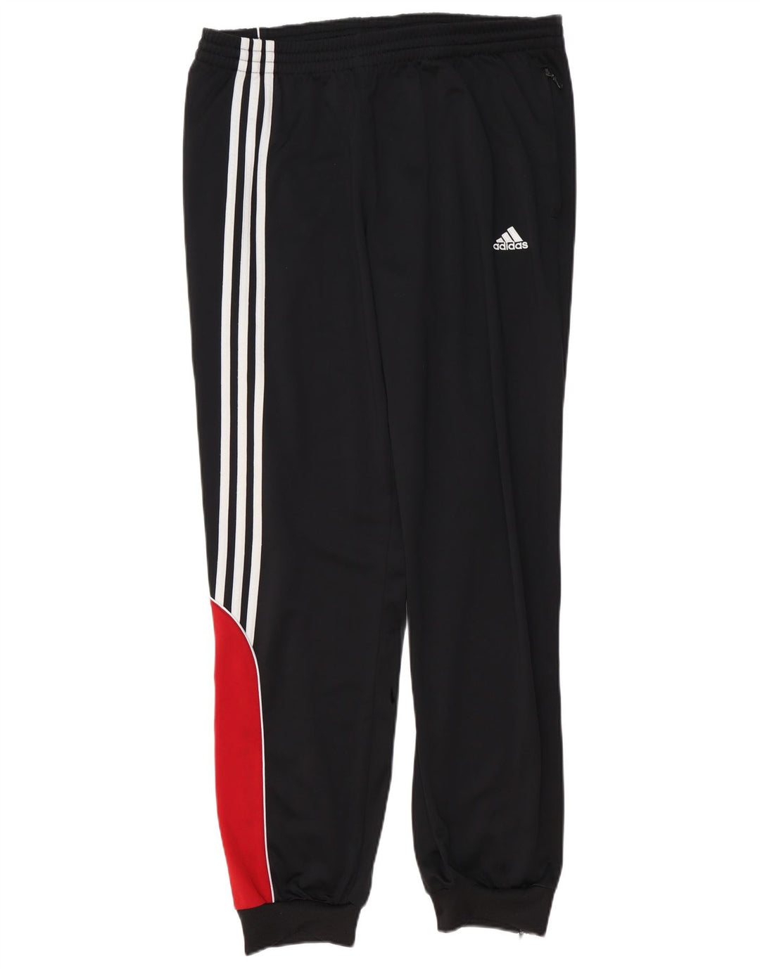 ADIDAS Calças de treino masculinas Joggers UK 46/48 XL Preto Colourblock