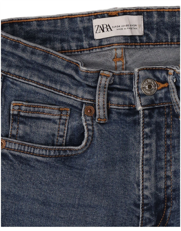 Zara Jeans Bootcut Feminino EU 34 2XS W24 L26 Azul