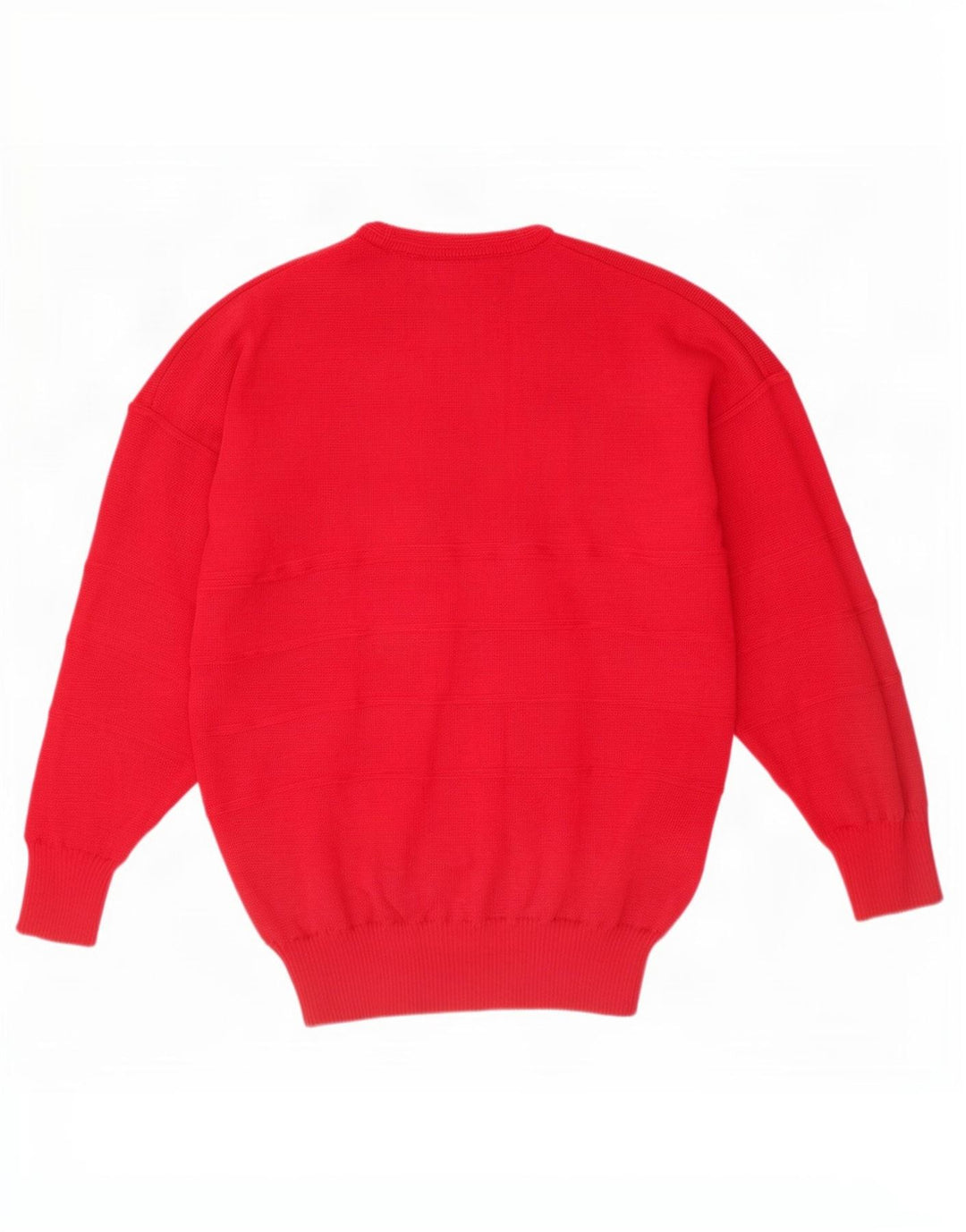 Suéter masculino Green Lamb com gola redonda grande vermelho