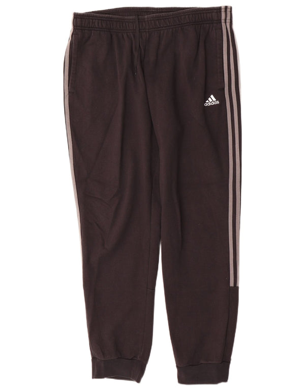 Adidas Mens Treino Calças Joggers XL Algodão Preto