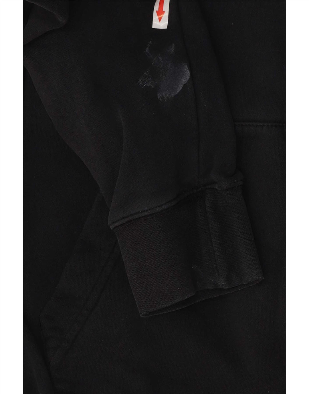 Suéter Nike masculino com capuz e zíper médio preto algodão