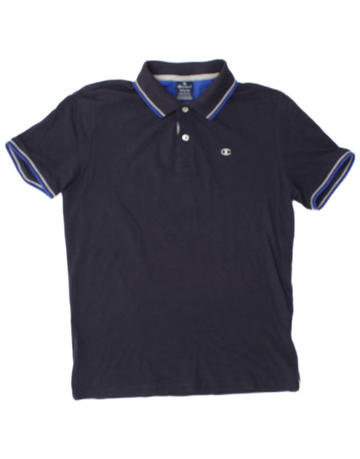 Camisa polo masculina Champion médio algodão azul marinho