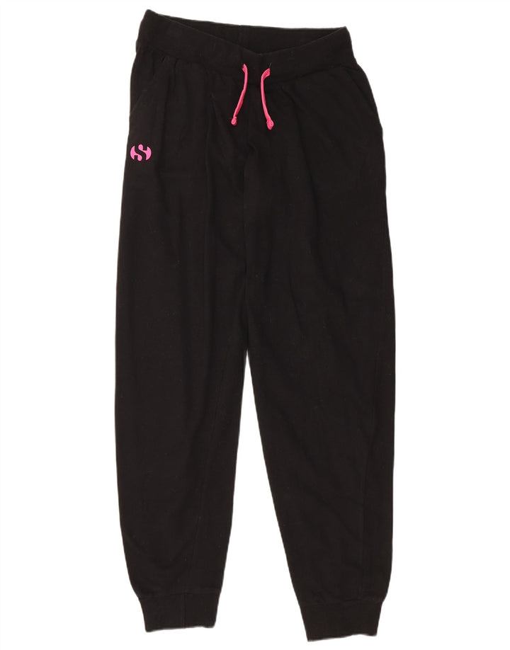 Calça de treino feminina Superga Joggers UK 10 pequena preta