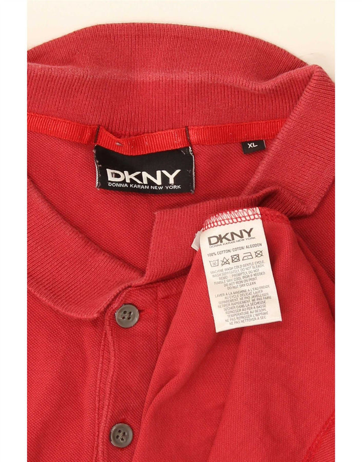Camisa polo masculina Dkny XL algodão vermelho