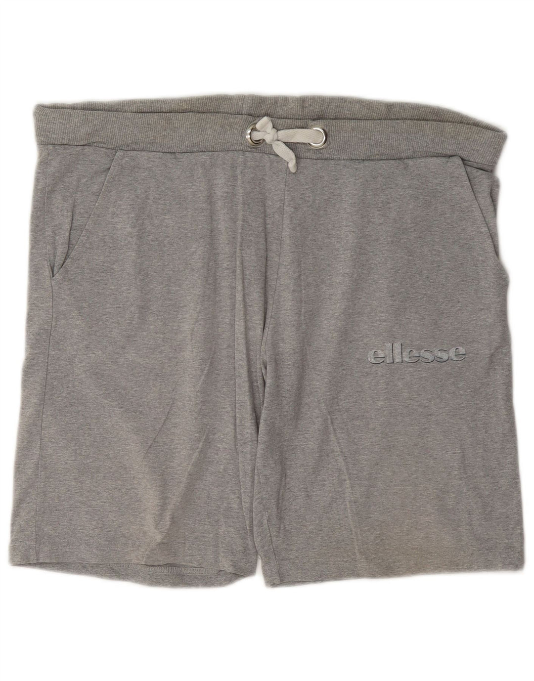 Shorts esportivo masculino Ellesse grande algodão cinza