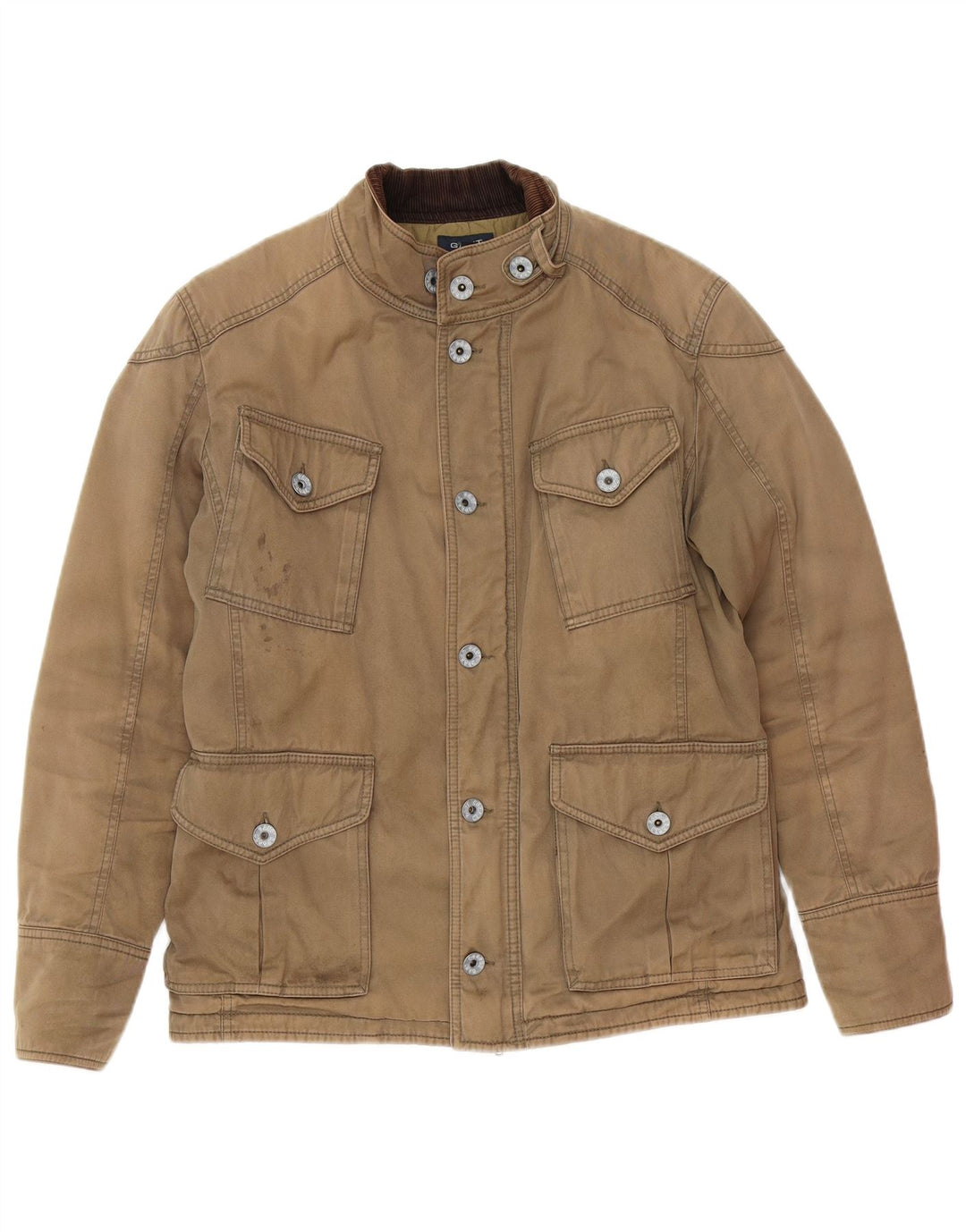 Jaqueta utilitária masculina Gant UK 36 pequena bege
