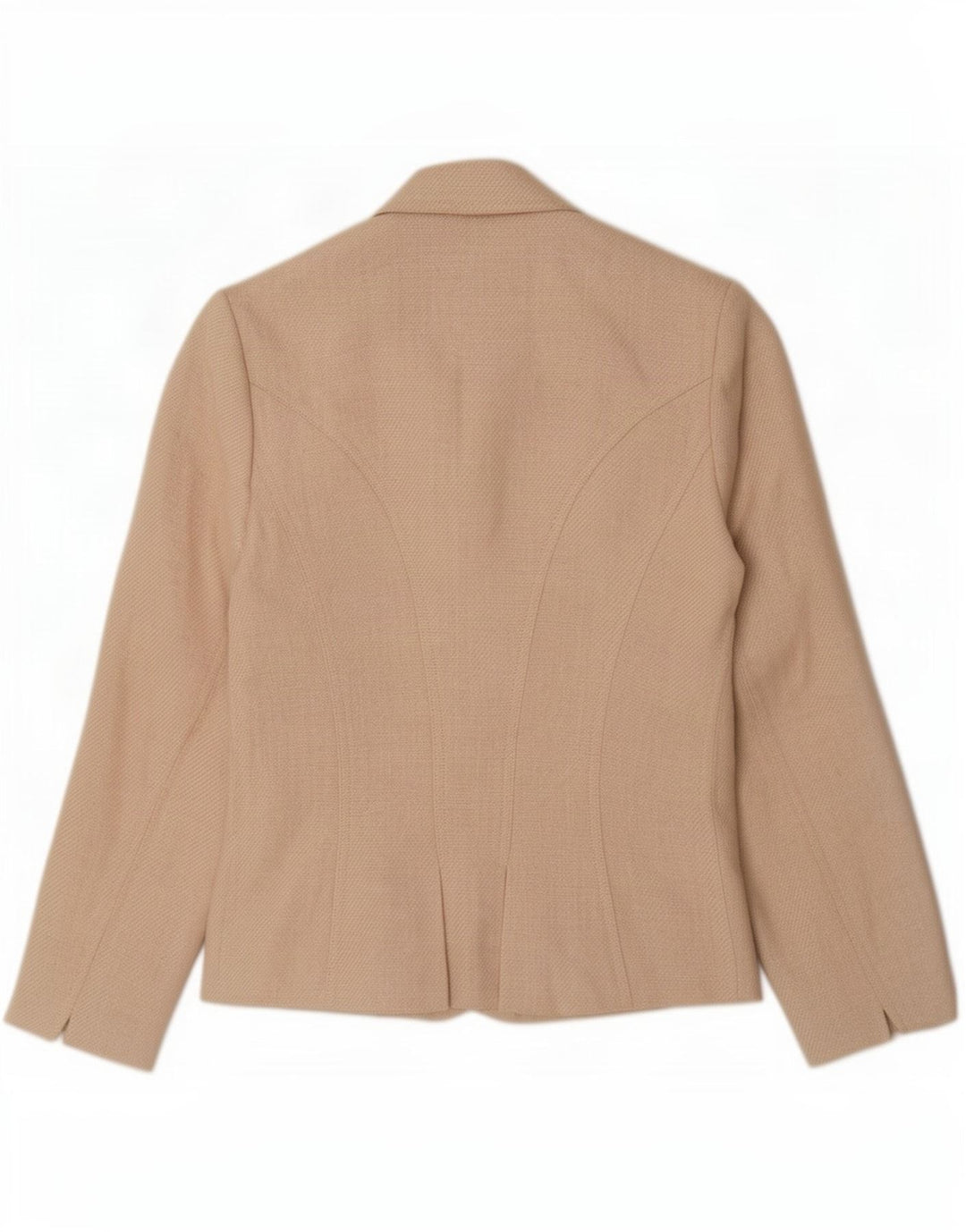 Jaqueta Blazer Feminina Ralph Lauren com 7 botões EUA 8 Linho Bege Médio