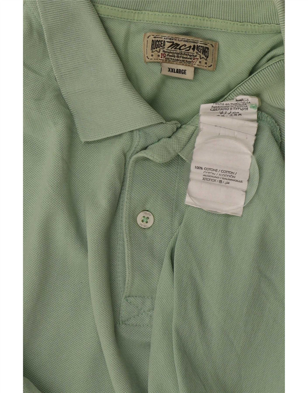 Camisa polo masculina Marlboro Classics 2XL algodão verde