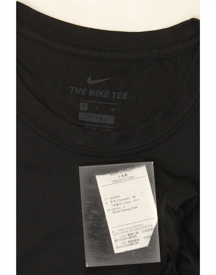 Camiseta Nike Masculina Dri Fit Top Pequeno Poliéster Preto