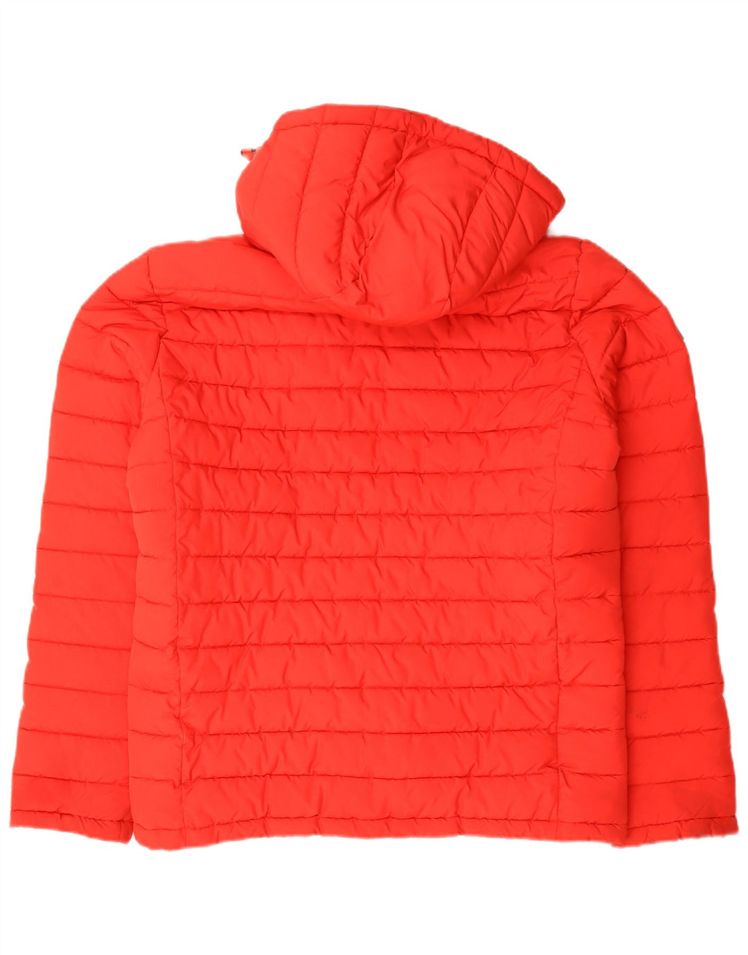Jaqueta acolchoada com capuz masculina Superdry UK 40 poliéster vermelho grande