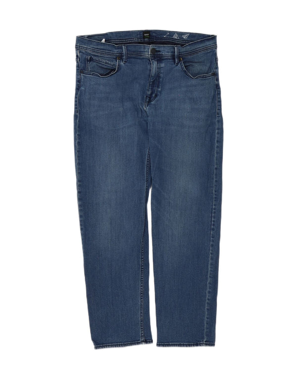 Hugo Boss Masculino Slim Jeans W36 L30 Azul Algodão