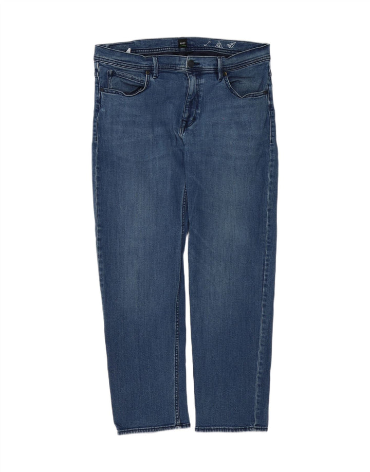 Hugo Boss Masculino Slim Jeans W36 L30 Azul Algodão