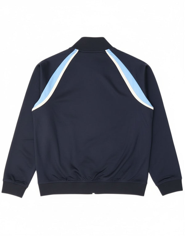 Jaqueta Adidas Meninos Treino Top 11-12 Anos Azul Marinho Colorblock