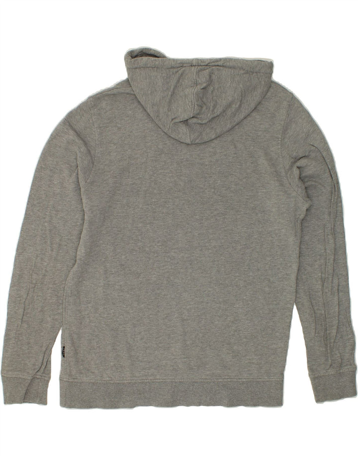 JACK & JONES Mens Graphic Hoodie Jumper Large Grey Cotton Vintage Jack & Jones and Second-Hand Jack & Jones from Messina Hembry 